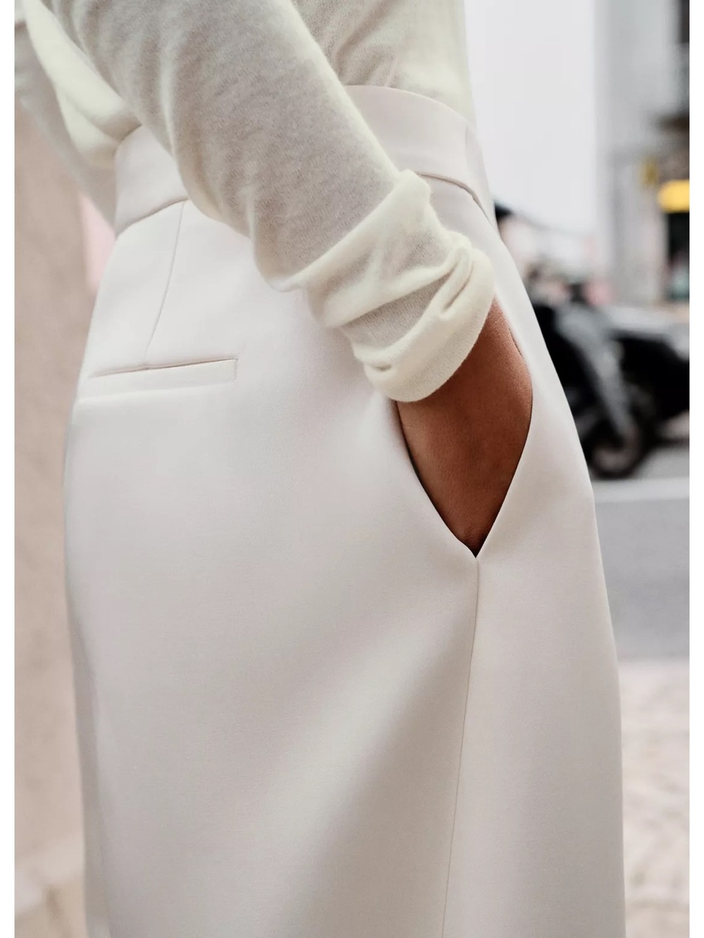 ZARA SATIN BARREL PANTS - Picture 4 of 8